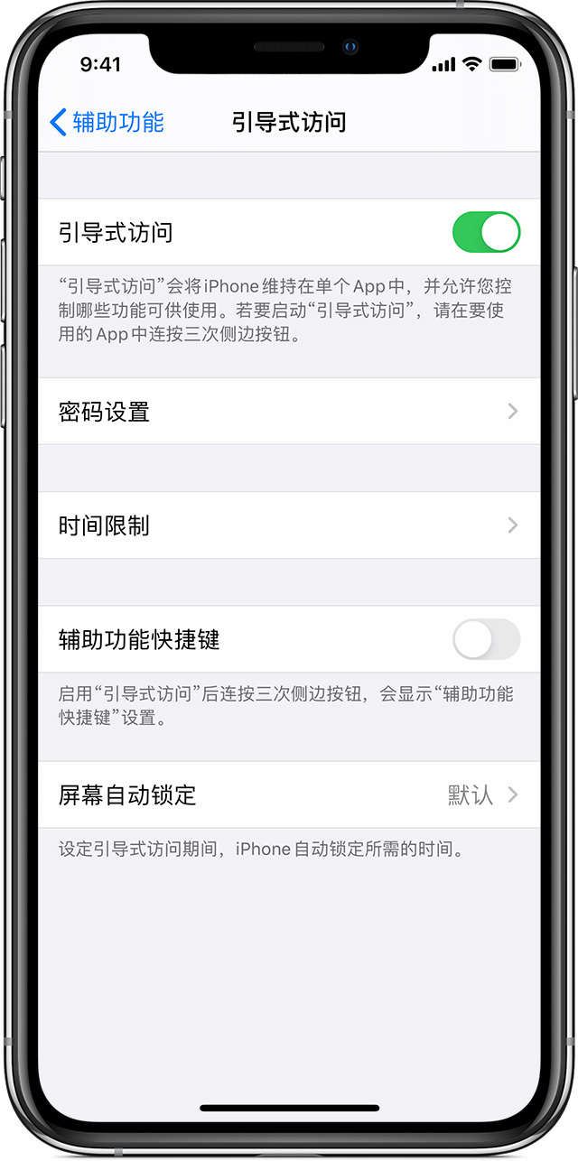 营山苹果手机维修分享如何在 iPhone 上退出引导式访问 