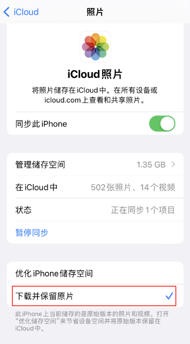 营山苹果手机维修分享iPhone 无法加载高质量照片怎么办 